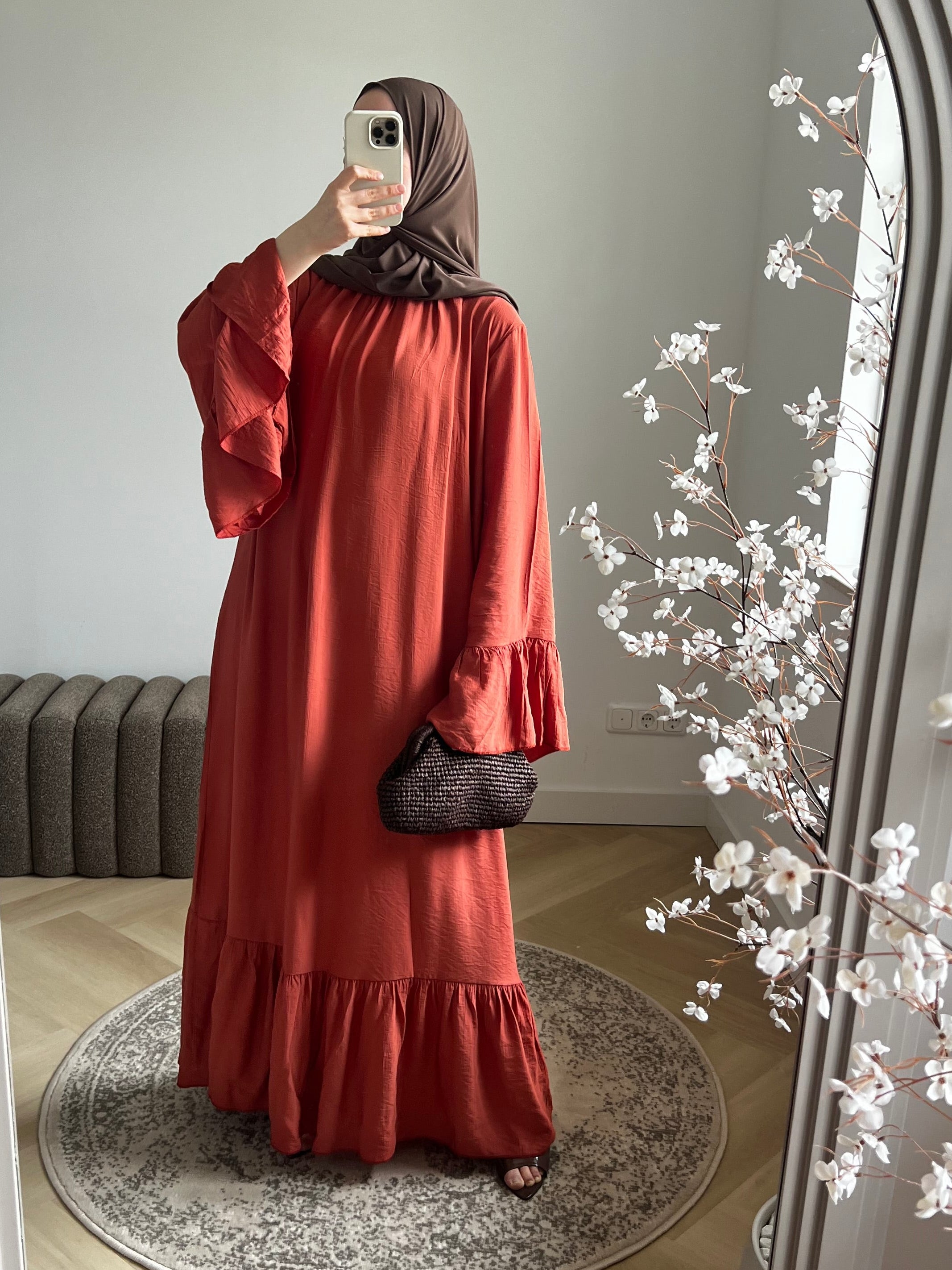 Mila dress | Orange