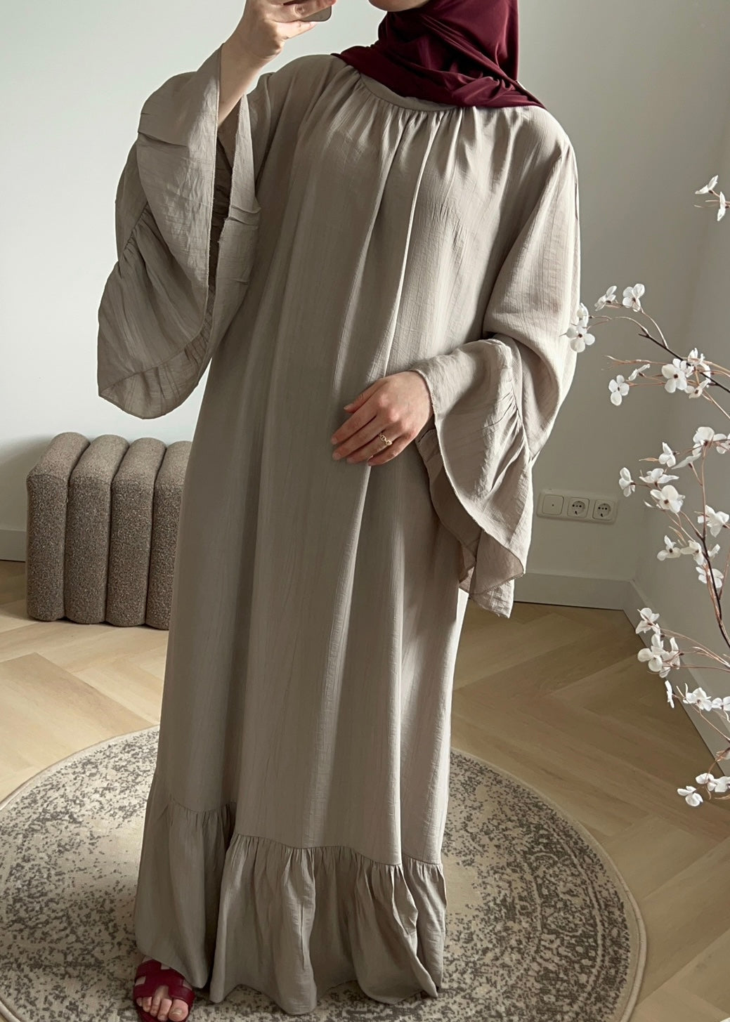 Mila dress | Taupe