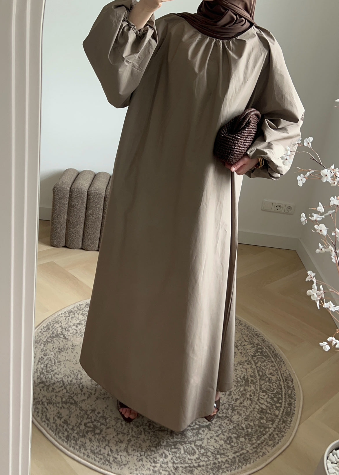 Amber dress | Taupe